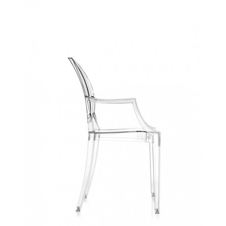 Sedia Kartell Luis Ghost in policarbonato trasparente cristallo