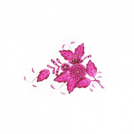Piatto piano Herend Apponyi rosa 26,3 cm