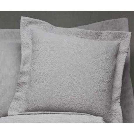 Cuscino Mastro Raphael Midsummer Damasco - Grigio chiaro