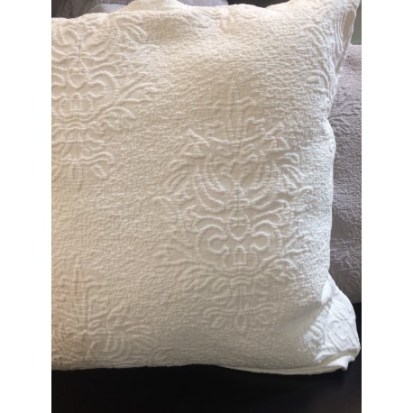 Cuscino Mastro Raphael Midsummer Damasco - Avorio