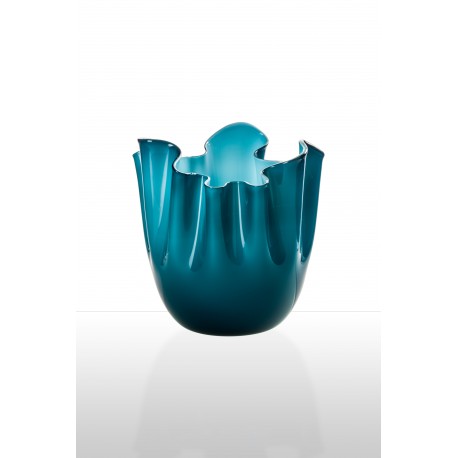 Fazzoletto Venini in vetro opalino