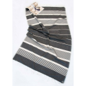 Telo mare Fouta Jolie Firenze Saphiro 100x200 cm - Antracite Telo mare Fouta Jolie Firenze Saphiro 100x200 cm - Antracite