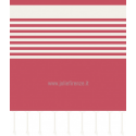 Telo mare Fouta Jolie Firenze Saphiro 100x200 cm - Corallo Telo mare Fouta Jolie Firenze Saphiro 100x200 cm - Corallo