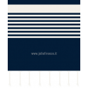 Telo mare Fouta Jolie Firenze Saphiro 100x200 cm - Marine
