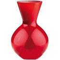 Vaso Venini Kyoto in vetro opalino rosso