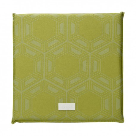 Le Jacquard Francais Sauge Syracuse chair cushion 40x40 cm