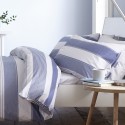 Copripiumino 1 piazza e mezza Newquay Stripe blue Catherine Lansfiled con due federe