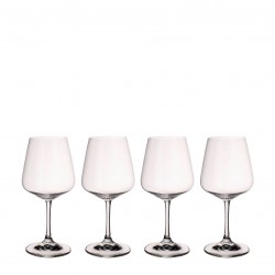 Set 4 calici vino rosso...