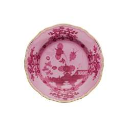 Piatto rotondo Richard Ginori Oriente Italiano Porpora cm 31