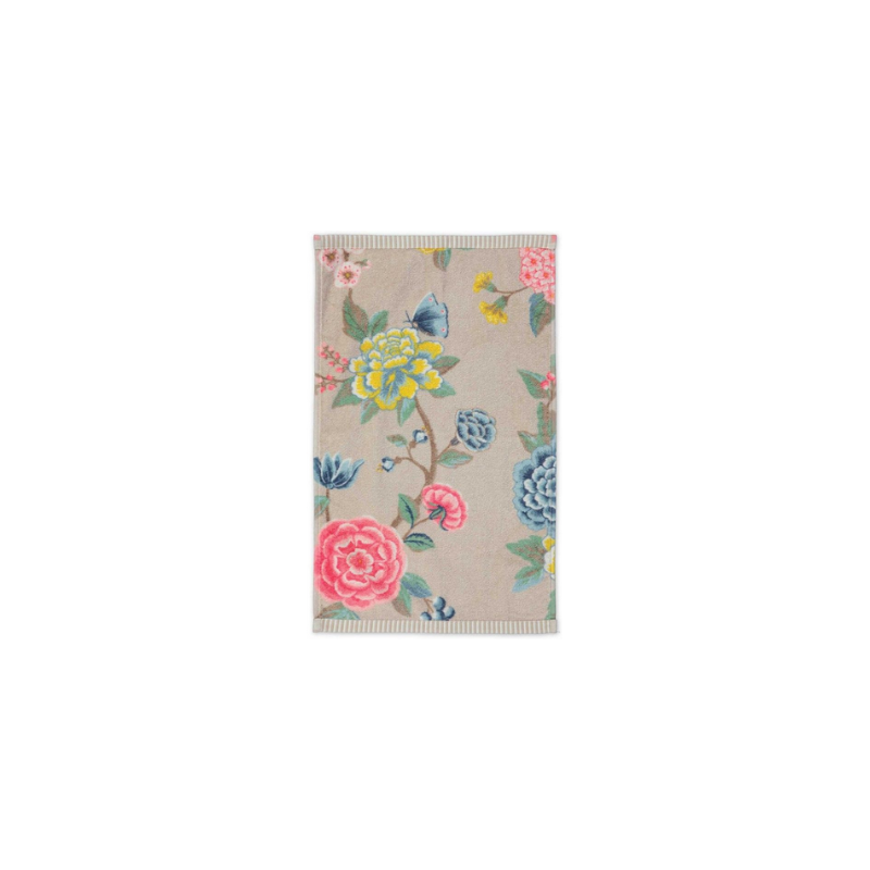Pip Studio good morning guest towel 30x50 cm - khaki