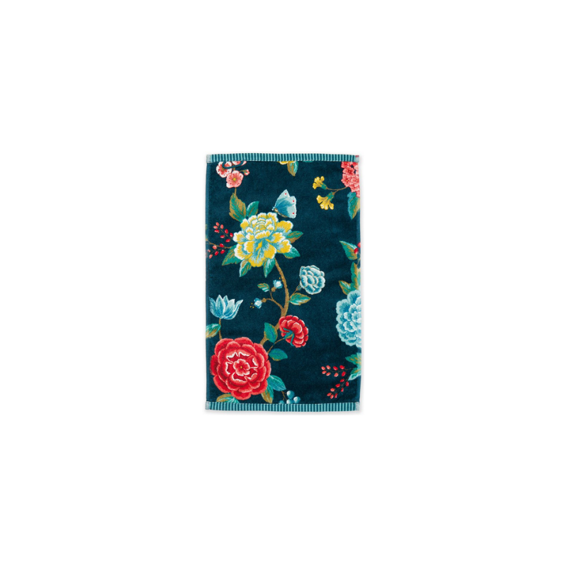 Pip Studio good evening guest towel 30x50 cm - dark blu