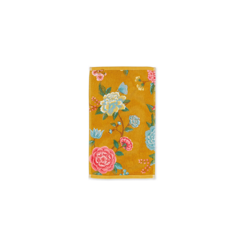 Pip Studio good evening guest towel 30x50 cm - yellow