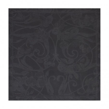 Le Jacquard Francais tovagliolo Tivoli puro lino 50x50 cm - onyx Le Jacquard Francais tovagliolo Tivoli puro lino 50x50 cm - onyx