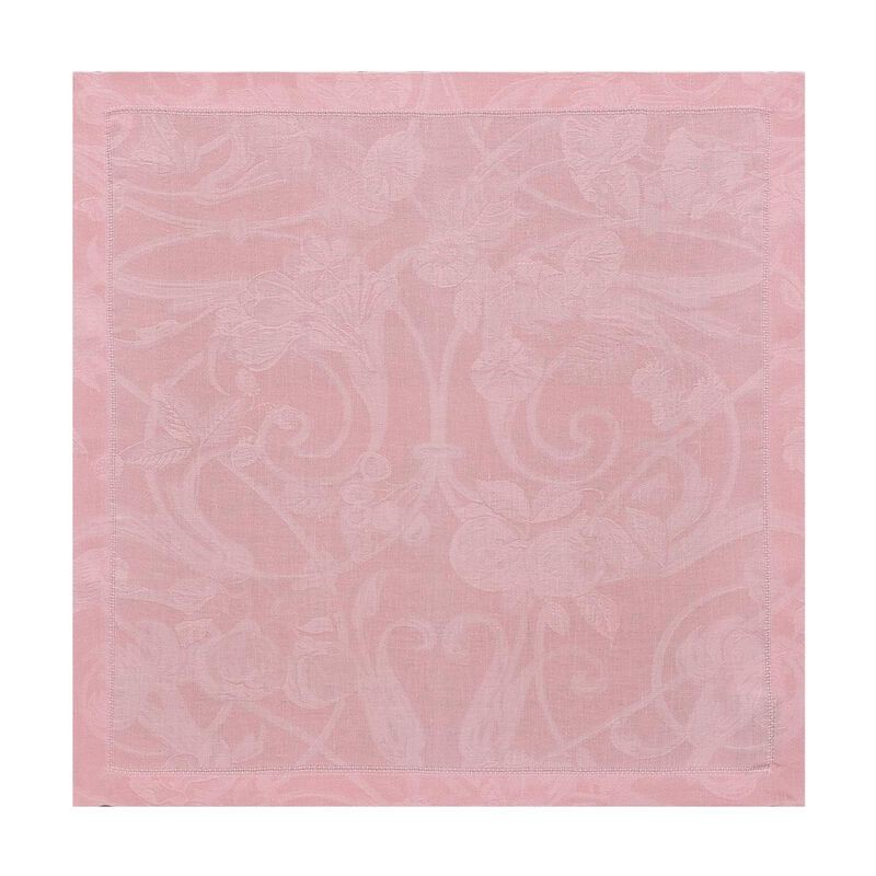 Le Jacquard Francais tovagliolo Tivoli puro lino 50x50 cm - rouse poudre
