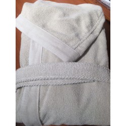 Terry bathrobe with hood...