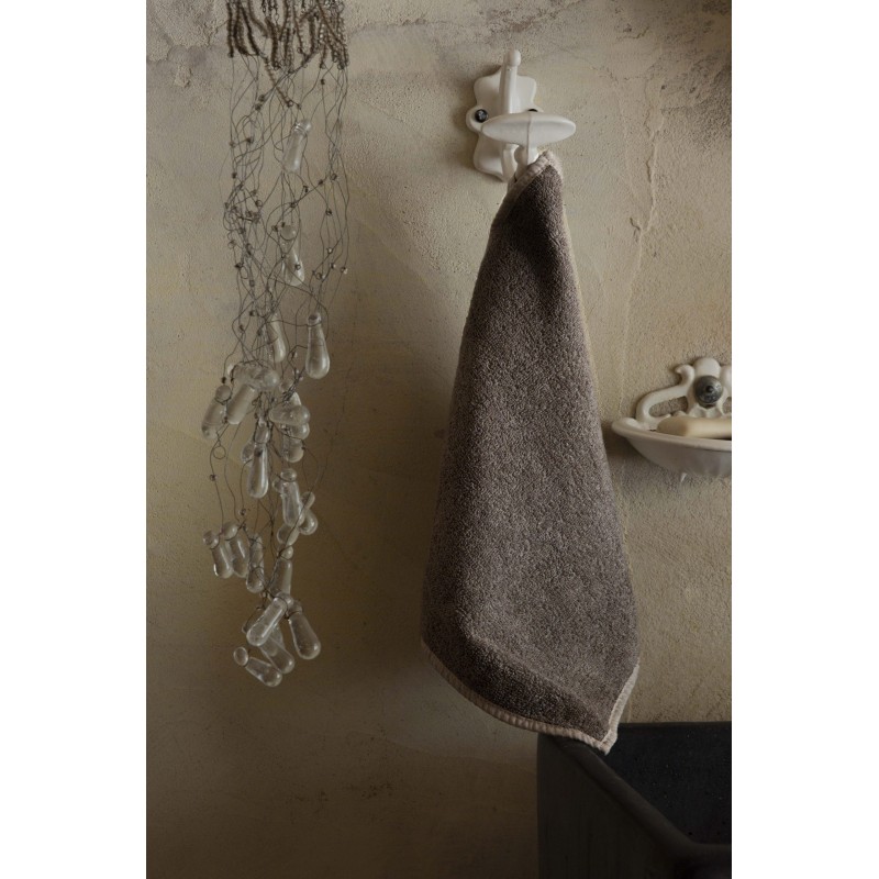 Lavette spugna Arte Pura set 2 pezzi 30x30 cm - gesso old