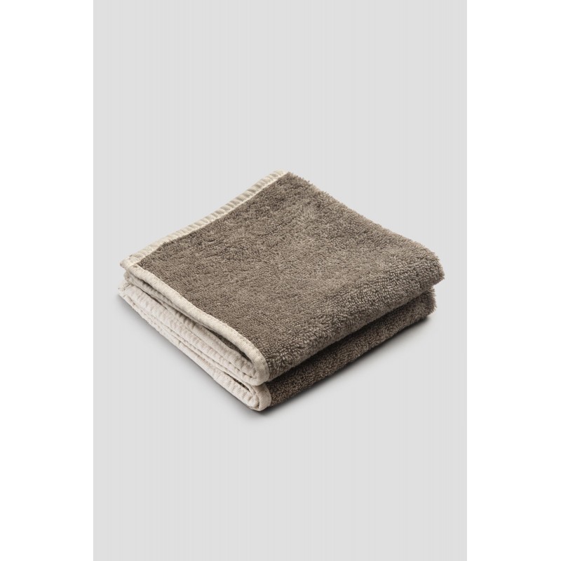 Lavette spugna Arte Pura set 2 pezzi 30x30 cm - gesso old