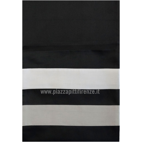 Completo copripiumino Piazza Pitti Tessa matrimoniale - nero Completo copripiumino Piazza Pitti Tessa matrimoniale - nero