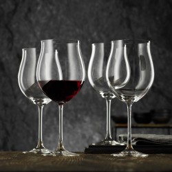 Set 4 calici vino burgunder...