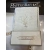 Mastro Raphael set spugna 2 pezzi Coralli melange grigio - ricamo beige Mastro Raphael set spugna 2 pezzi Coralli melange grigio - ricamo beige