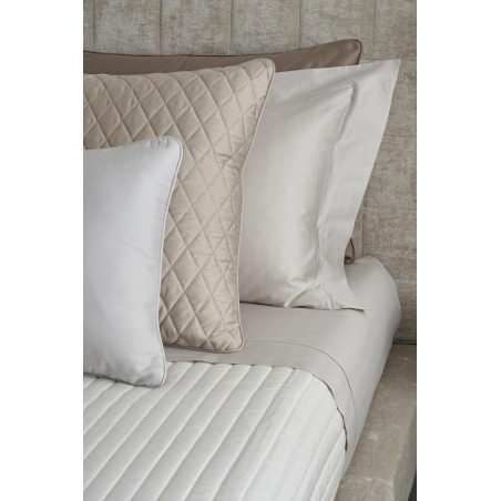 Mastro Raphael quilt matrimoniale Bread & Butter riga piccola - bianco 1a Mastro Raphael quilt matrimoniale Bread & Butter riga piccola - bianco 1a
