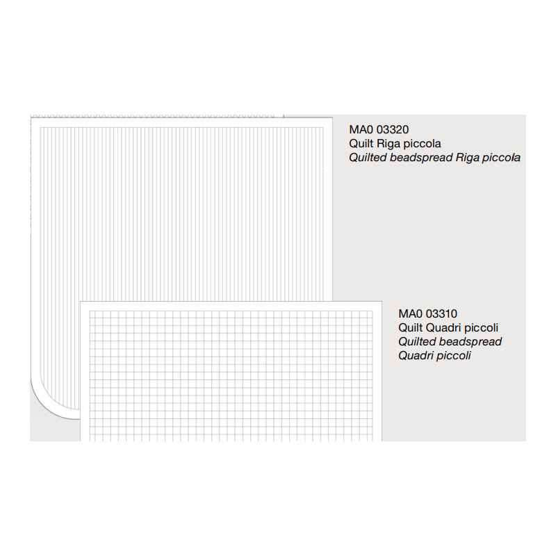 Mastro Raphael quilt matrimoniale Bread & Butter riga piccola