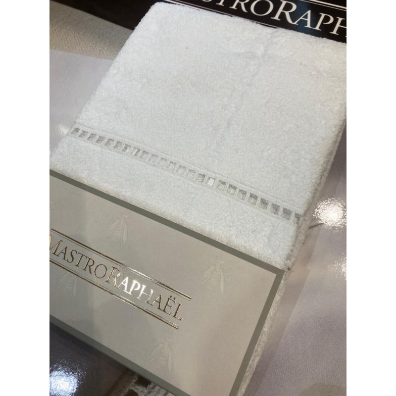 Mastro Raphael telo bagno Segreti cm 110x150 - bianco