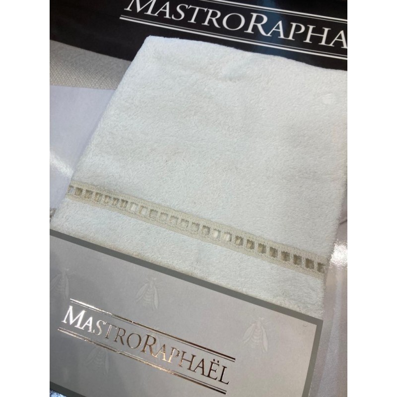 Mastro Raphael telo bagno Segreti cm 110x150 - avorio