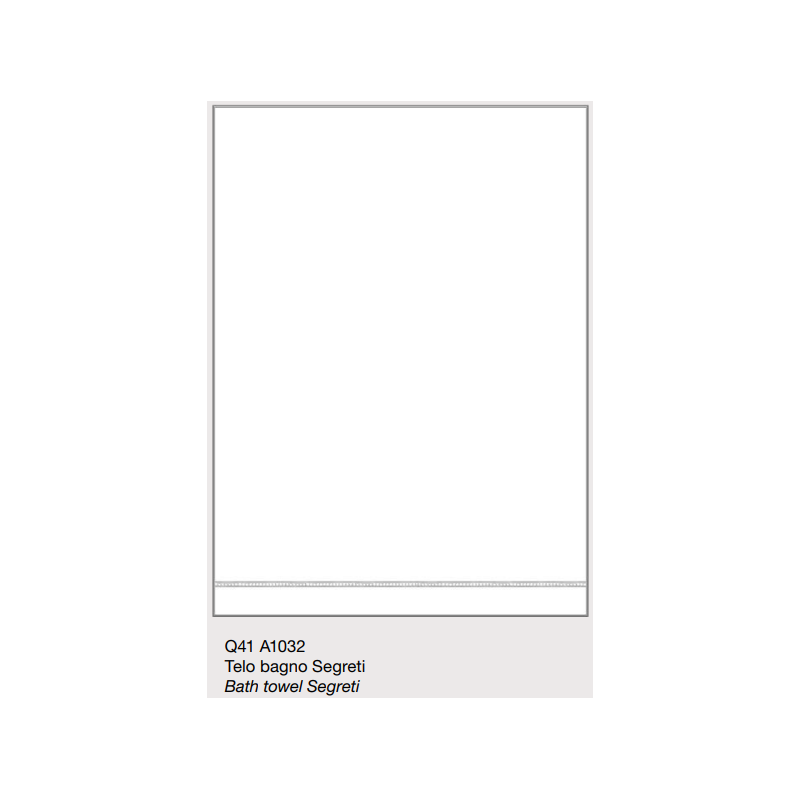 Mastro Raphael telo bagno Segreti cm 110x150