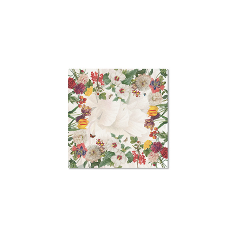 The Napking tovaglia quadrata puro lino garden eden 110x110 cm