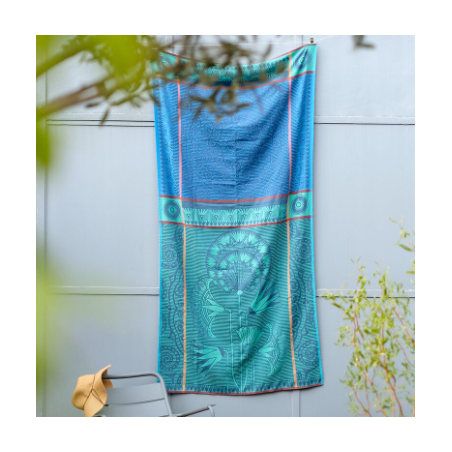 Telo mare Le Jacquard Francais Holi saphir cm 100x200