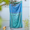 Telo mare Le Jacquard Francais Holi saphir cm 100x200