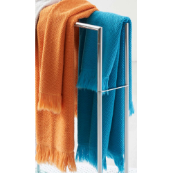 Mastro Raphael coppia asciugamani Soho - col. arancio neroli, verde lago.