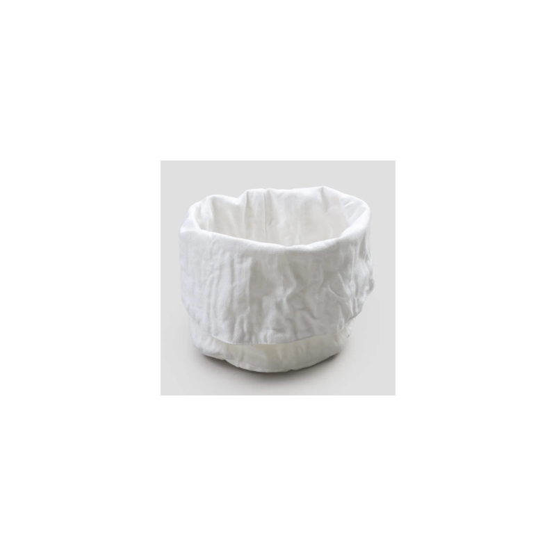Arte Pura portaoggetti piccolo in canvas cm 15 - bianco