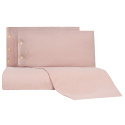 Bellora copriupiumino Violino parure matrimoniale rosa