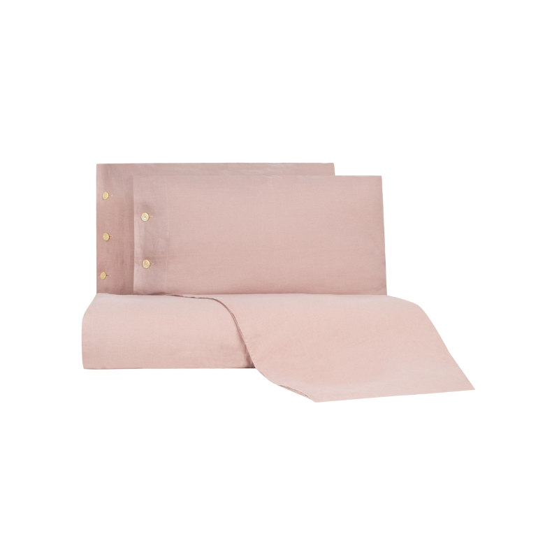 Bellora copriupiumino Violino parure matrimoniale rosa