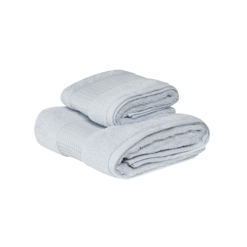 Bellora set asciugamani e ospite Fiocco in spugna - azzurro