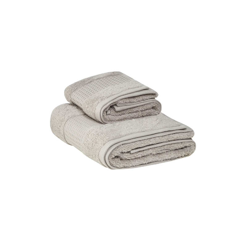 Bellora set asciugamani e ospite Fiocco in spugna - grigio