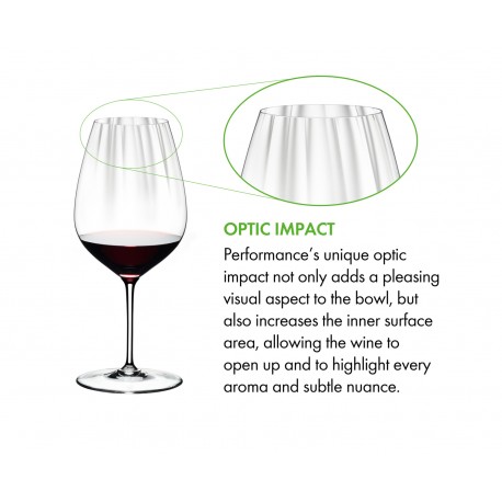 Riedel Performance riesling glass in optical crystal