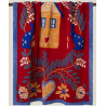 Coperta decor Frati in lana cotta cm 150x190 The rabbit home