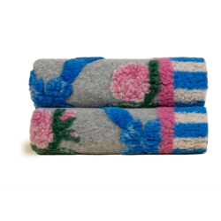 Coperta decor Frati in lana cotta cm 150x190 old style