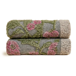 Coperta decor Frati old flower rosa 150x190cm