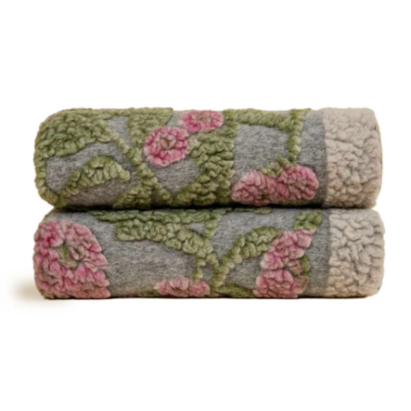Coperta decor Frati old flower rosa 150x190cm Coperta decor Frati old flower rosa 150x190cm