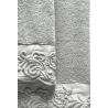 Mastro Raphael set spugna 2 pezzi Dune Merveille con ricamo - Grigio perla Mastro Raphael set spugna 2 pezzi Dune Merveille con ricamo - Grigio perla