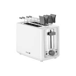 Eva white toaster with tongs
