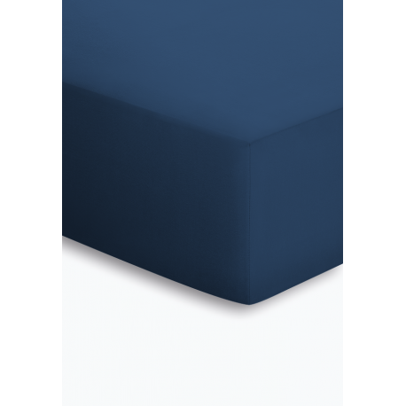 Lenzuola in jersey con angoli Schlafgut francese - marine