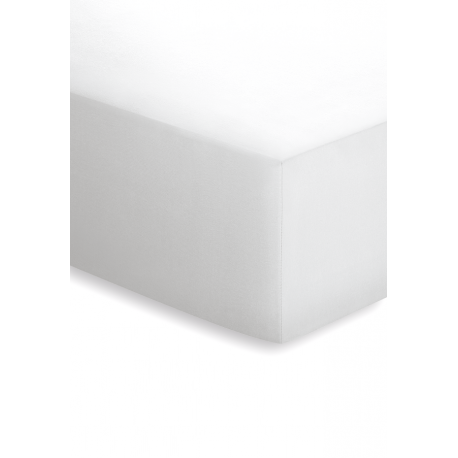 Lenzuola in jersey con angoli Schlafgut francese - weiss