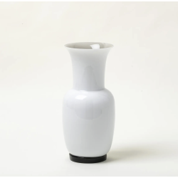 Vaso Venini Opalino snow cm 30